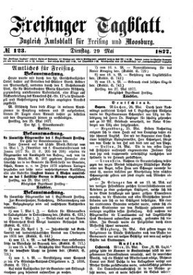 Freisinger Tagblatt (Freisinger Wochenblatt) Dienstag 29. Mai 1877
