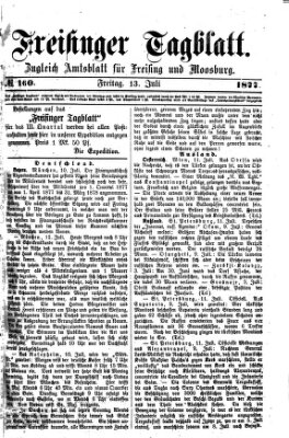 Freisinger Tagblatt (Freisinger Wochenblatt) Freitag 13. Juli 1877