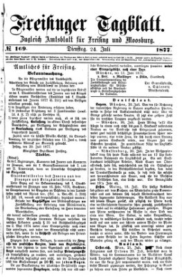 Freisinger Tagblatt (Freisinger Wochenblatt) Dienstag 24. Juli 1877