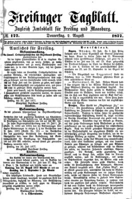 Freisinger Tagblatt (Freisinger Wochenblatt) Donnerstag 2. August 1877