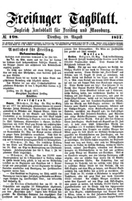 Freisinger Tagblatt (Freisinger Wochenblatt) Dienstag 28. August 1877