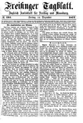 Freisinger Tagblatt (Freisinger Wochenblatt) Freitag 14. Dezember 1877