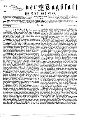 Lindauer Tagblatt für Stadt und Land Donnerstag 1. Februar 1877