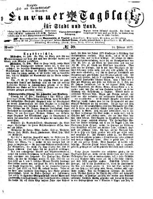 Lindauer Tagblatt für Stadt und Land Freitag 16. Februar 1877