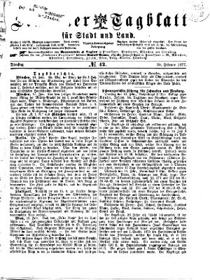 Lindauer Tagblatt für Stadt und Land Dienstag 20. Februar 1877