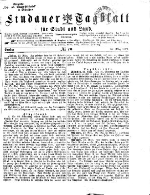 Lindauer Tagblatt für Stadt und Land Samstag 24. März 1877