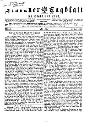 Lindauer Tagblatt für Stadt und Land Mittwoch 11. April 1877