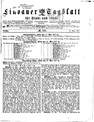 Lindauer Tagblatt für Stadt und Land Dienstag 15. Mai 1877