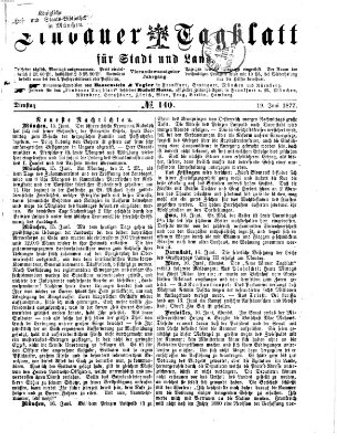 Lindauer Tagblatt für Stadt und Land Dienstag 19. Juni 1877