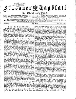 Lindauer Tagblatt für Stadt und Land Mittwoch 11. Juli 1877