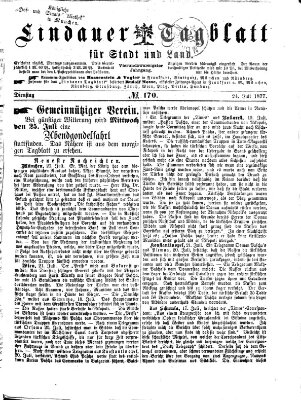 Lindauer Tagblatt für Stadt und Land Dienstag 24. Juli 1877