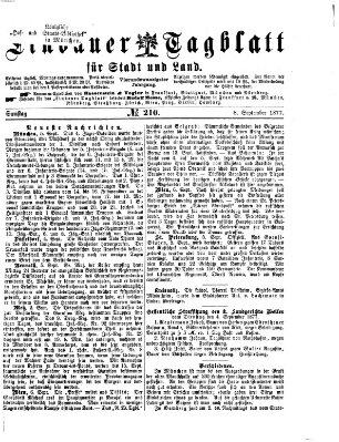 Lindauer Tagblatt für Stadt und Land Samstag 8. September 1877