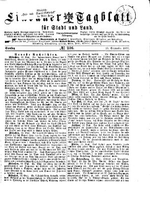 Lindauer Tagblatt für Stadt und Land Samstag 15. September 1877