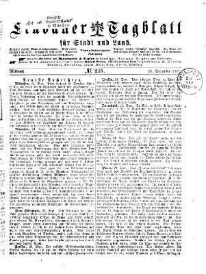 Lindauer Tagblatt für Stadt und Land Mittwoch 26. September 1877