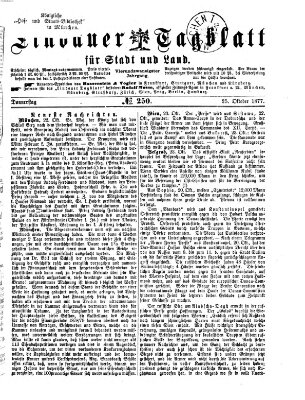 Lindauer Tagblatt für Stadt und Land Donnerstag 25. Oktober 1877