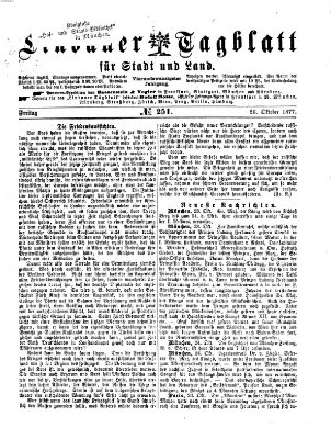 Lindauer Tagblatt für Stadt und Land Freitag 26. Oktober 1877