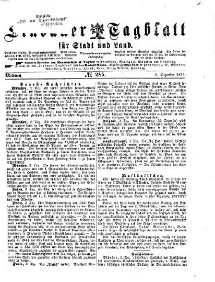 Lindauer Tagblatt für Stadt und Land Mittwoch 5. Dezember 1877