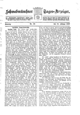 Schwabmünchner Tages-Anzeiger Sonntag 11. Februar 1877