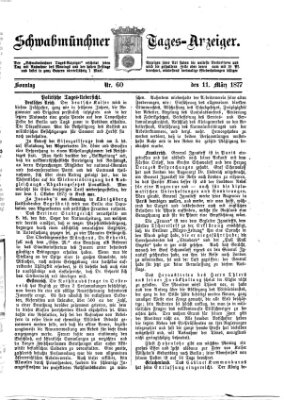 Schwabmünchner Tages-Anzeiger Sonntag 11. März 1877