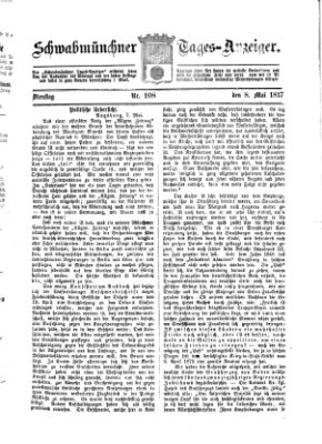 Schwabmünchner Tages-Anzeiger Dienstag 8. Mai 1877