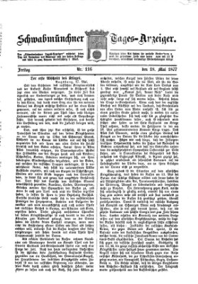 Schwabmünchner Tages-Anzeiger Freitag 18. Mai 1877