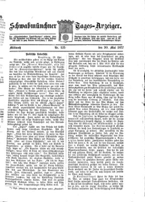 Schwabmünchner Tages-Anzeiger Mittwoch 30. Mai 1877