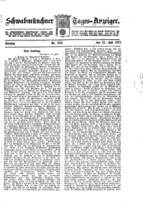 Schwabmünchner Tages-Anzeiger Sonntag 15. Juli 1877