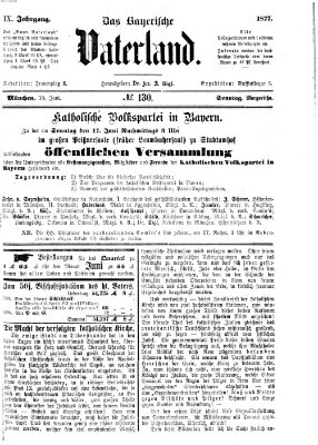 Das bayerische Vaterland Sonntag 10. Juni 1877