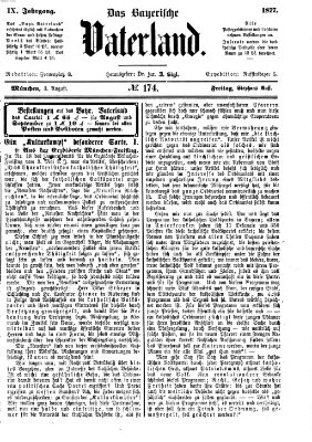 Das bayerische Vaterland Freitag 3. August 1877