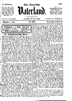 Das bayerische Vaterland Donnerstag 9. August 1877