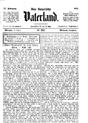 Das bayerische Vaterland Mittwoch 22. August 1877