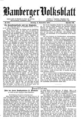 Bamberger Volksblatt Freitag 9. November 1877