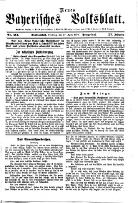 Neues bayerisches Volksblatt Freitag 27. April 1877