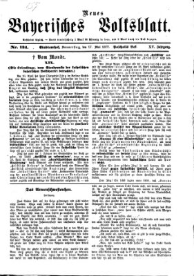 Neues bayerisches Volksblatt Donnerstag 17. Mai 1877