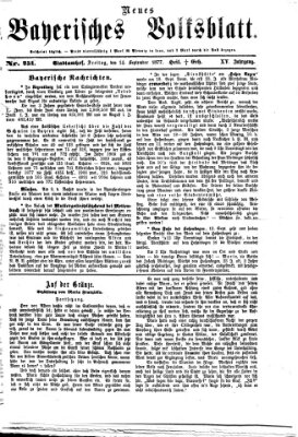 Neues bayerisches Volksblatt Freitag 14. September 1877