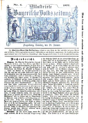 Illustrirte bayerische Volkszeitung Sonntag 28. Januar 1877