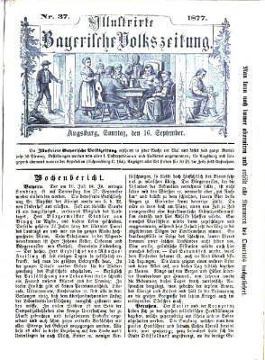 Illustrirte bayerische Volkszeitung Sonntag 16. September 1877