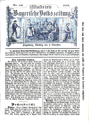 Illustrirte bayerische Volkszeitung Sonntag 4. November 1877