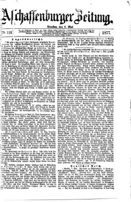 Aschaffenburger Zeitung Dienstag 8. Mai 1877