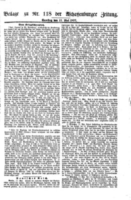 Aschaffenburger Zeitung Samstag 12. Mai 1877