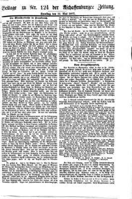 Aschaffenburger Zeitung Samstag 19. Mai 1877