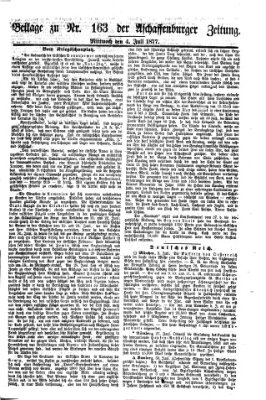 Aschaffenburger Zeitung Mittwoch 4. Juli 1877