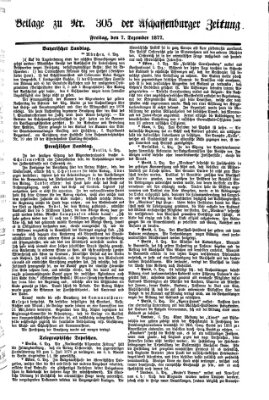 Aschaffenburger Zeitung Freitag 7. Dezember 1877