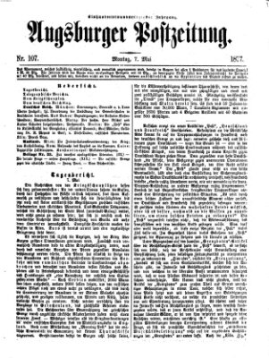 Augsburger Postzeitung Montag 7. Mai 1877