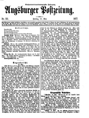 Augsburger Postzeitung Freitag 25. Mai 1877