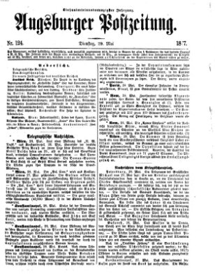 Augsburger Postzeitung Dienstag 29. Mai 1877