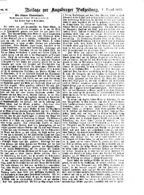 Augsburger Postzeitung. Beilage zur Augsburger Postzeitung (Augsburger Postzeitung) Dienstag 7. August 1877