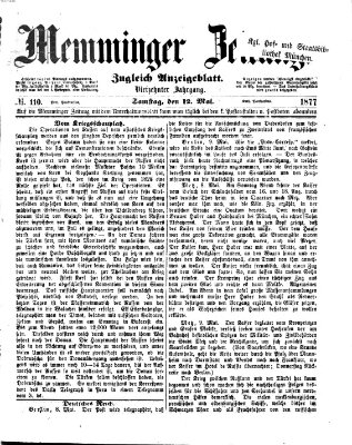 Memminger Zeitung Samstag 12. Mai 1877