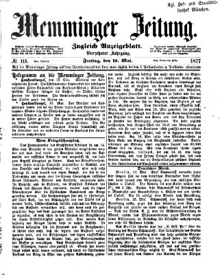 Memminger Zeitung Freitag 18. Mai 1877