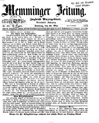 Memminger Zeitung Sonntag 20. Mai 1877